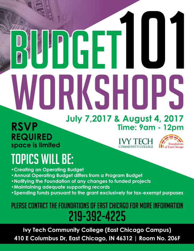 Budget 101 Workshops